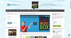 Desktop Screenshot of lynnkleinersmusicbox.com